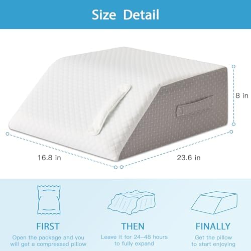 MEGCXIT Leg Elevating Pillow for Swelling Relief and Blood Circulation