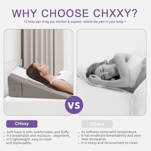 Premium Foam Wedge Pillow for Sleep and Back Support