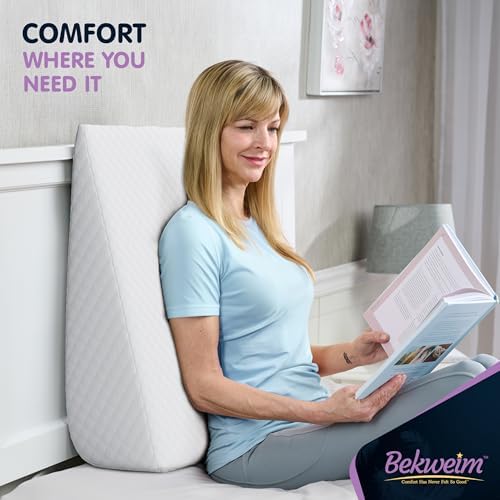 Bekweim Bed Wedge Pillow with Cover and Sheet
