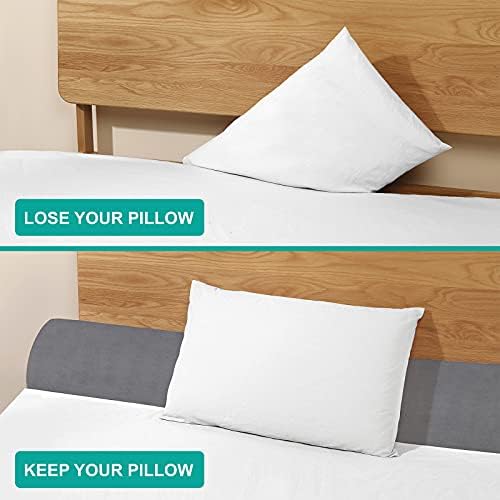 Vekkia Headboard Pillow with Phone Pocket 39 x 10 x 6