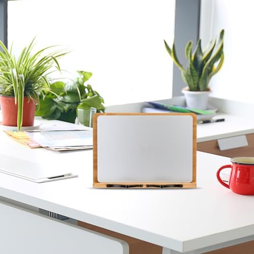 MEGREZ Bamboo Cookbook Stand with Butterfly Design 1