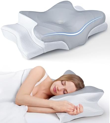 Cozyplayer Cooling Pillow for Neck Pain Relief and Support
