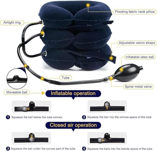 Adjustable Inflatable Neck Stretcher for Pain Relief 1