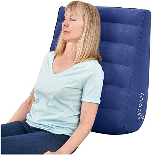Circa Air Inflatable Wedge Pillow for Travel and Sleep Support