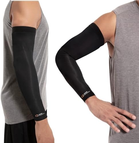 Copper Compression Arm Sleeve - XXL Black