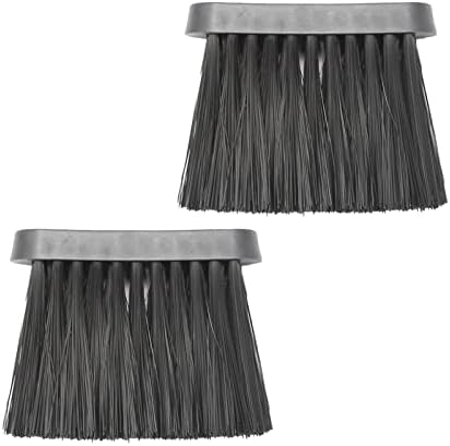 UOIENRT 2 Pcs Oblong Fireplace Brush with Large PP Handle and Replacement Head