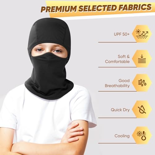 Kids Balaclava Face Mask UV Protector Windproof