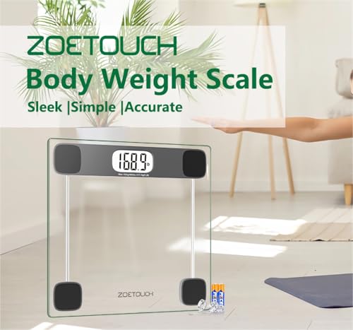ZOETOUCH Digital Body Weight Scale 400lbs