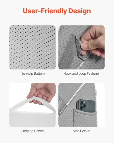 VEVOR 3 Pcs Adjustable Orthopedic Bed Wedge Pillow Set
