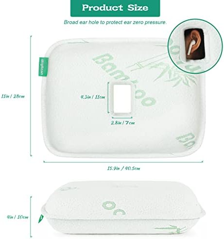 ibigbean Portable Ear Pillow for Pain Relief and Comfort Sleeping
