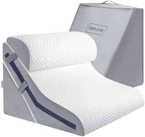 Simpledad Wedge Pillow Set 3PCS 15-in-1 Adjustable Memory Foam
