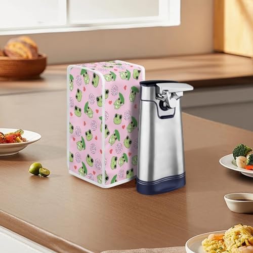 Frog and Heart Electric Can Opener Dust Cover