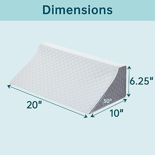 Wedge Pillow for Side Sleepers Back Pain Relief Support
