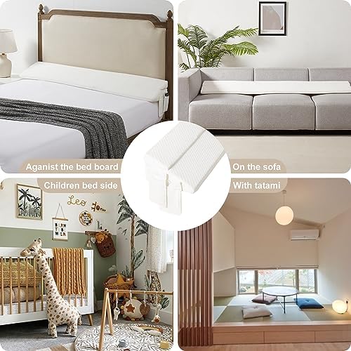 Homemate Foldable Bed Wedge Pillow for Headboard
