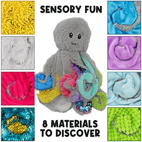 Baby Quiggly Mini Sensory Octopus Plush Toy