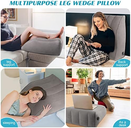 BLABOK Inflatable Leg Elevation Pillow for Swelling Relief