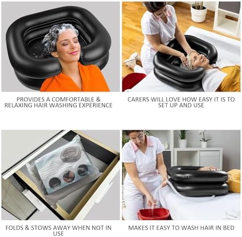 BIRDDIE Inflatable Shampoo Basin for Elderly and Disabled 1