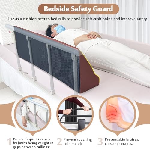 AOSSA Bed Rail Foam Wedge for Elderly Safety and Comfort