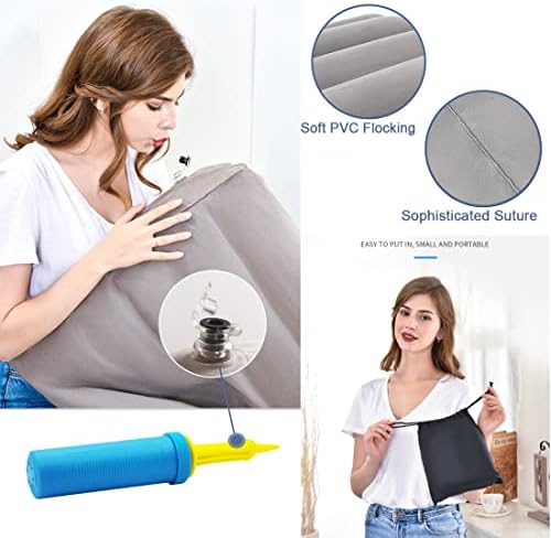 VOPHIA Inflatable Wedge Pillow - Grey