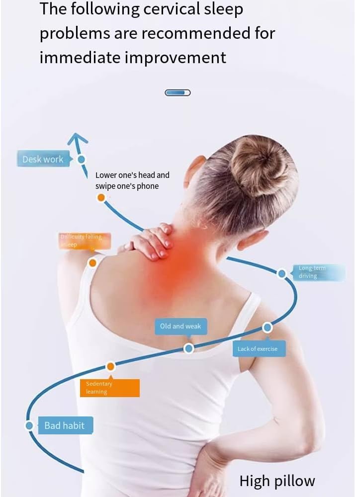 Cervical Pillow for Neck Back Pain Relief