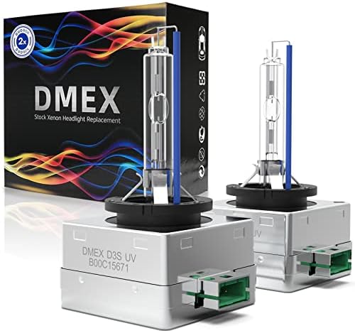 DMEX D3S Xenon Headlight Bulbs 35W 8000K White Blue Pack of 2