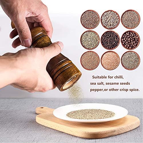 Ouktor Wooden Salt and Pepper Mill Set