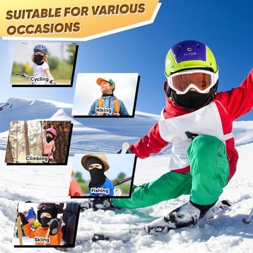 Kids Balaclava Face Mask UV Protector Windproof