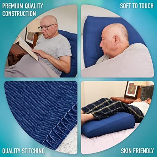 Circa Air Wedge Pillow Cover - Ultra Soft Microfiber Zippered 24x24x8