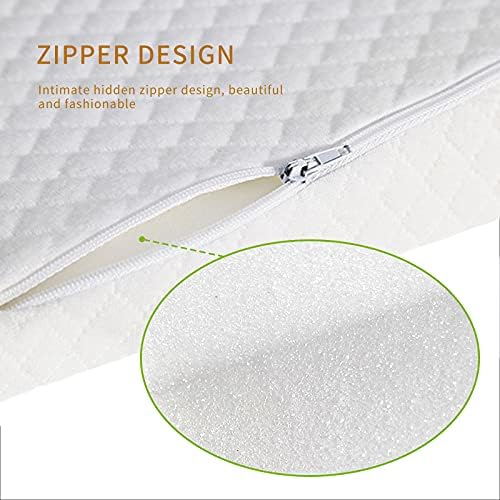 BOVFUN 5 Inch Wedge Pillow for Back Relief and Sleep Support