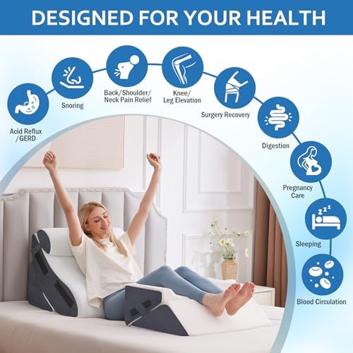 5Pcs Orthopedic Wedge Pillow Set for Post Surgery Relief 1