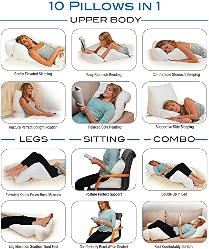 Contour Flip Pillow - 10-in-1 Support Pillow