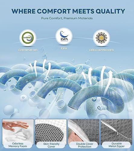Cozyplayer Adjustable Neck Pillow for Pain Relief and Comfort