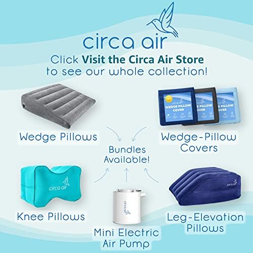 Circa Air Wedge Pillow Cover - Ultra Soft Microfiber Zippered 24x24x8