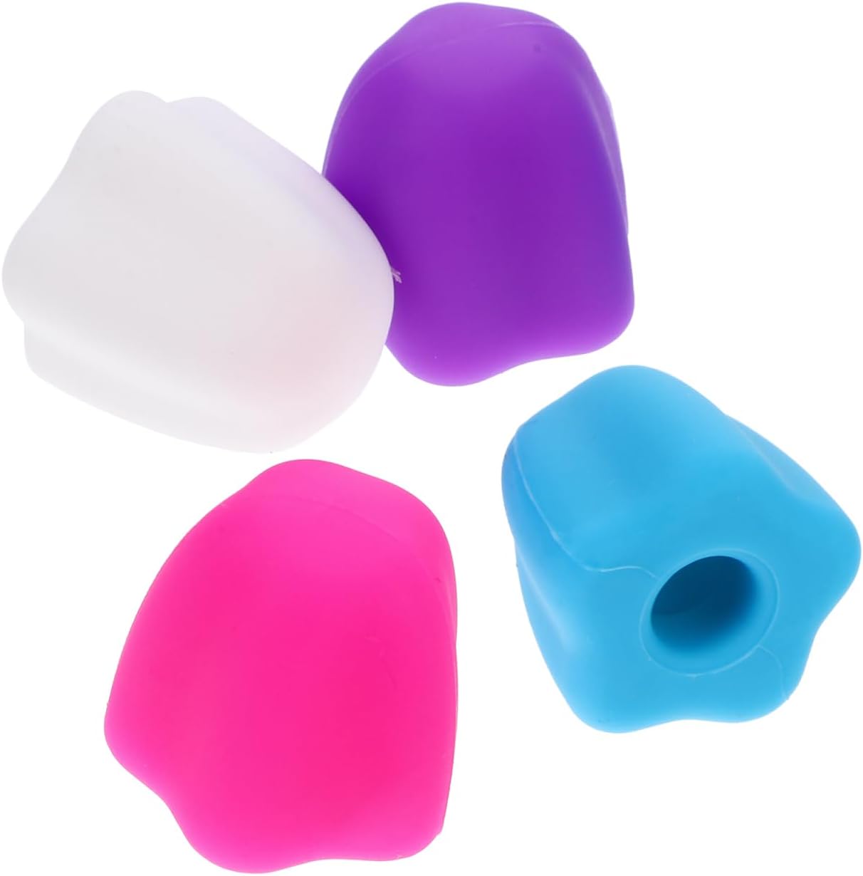 OATIPHO 4Pcs Toothpaste Squeezers with Color Caps