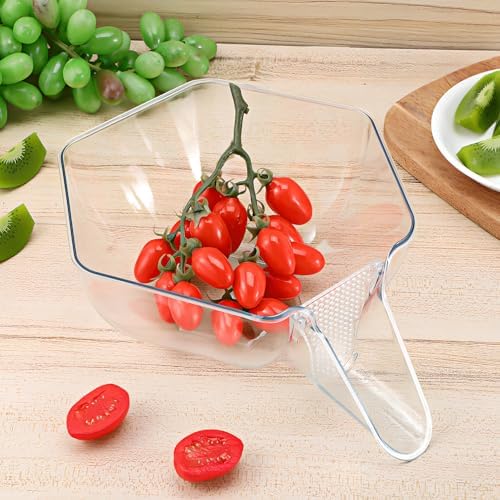 Cabilock Drain Basket Plastic Rice Strainer Colander