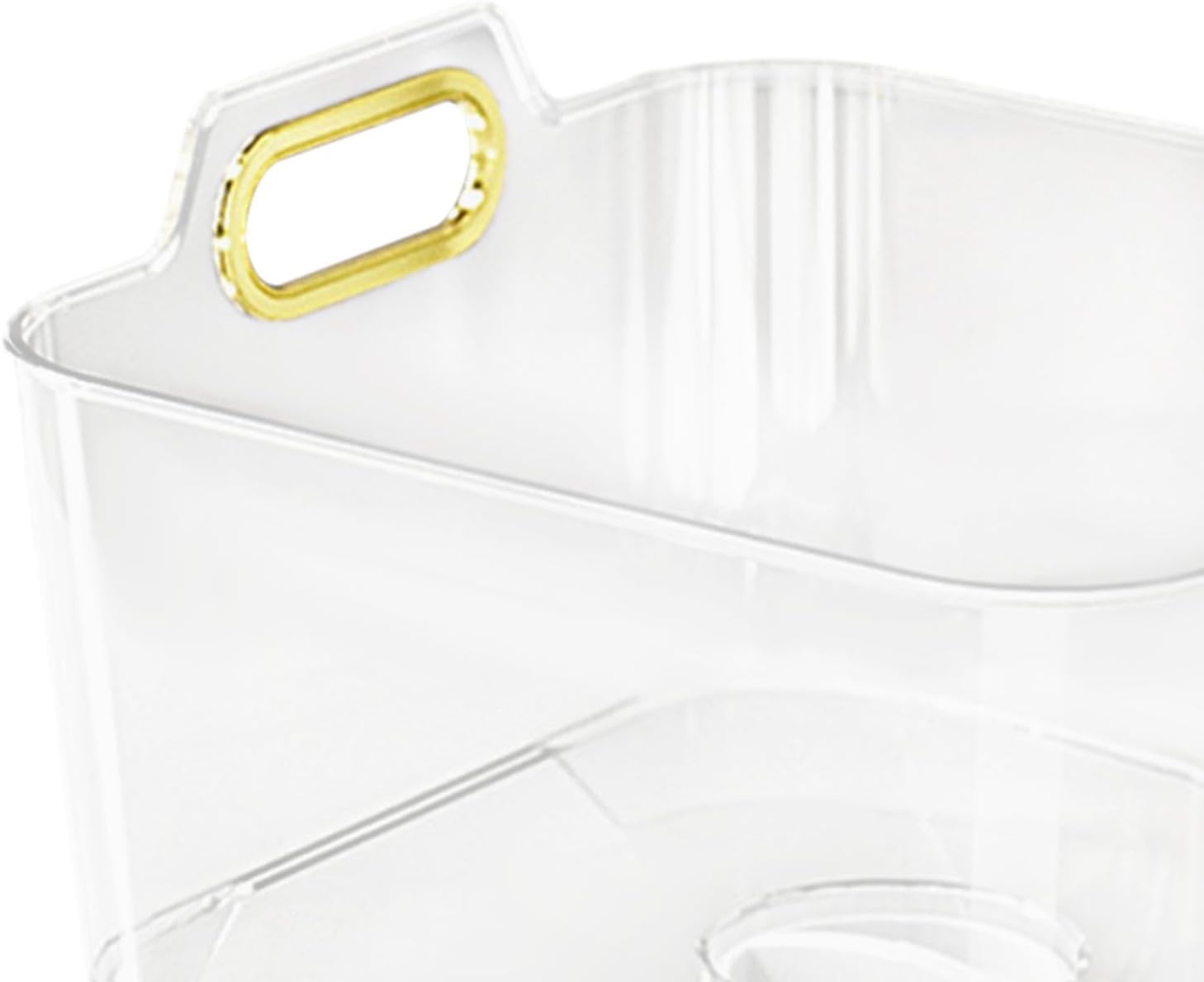 MagiDeal Clear Vegetable Washing Basket with Drain and Anti-Slip Design