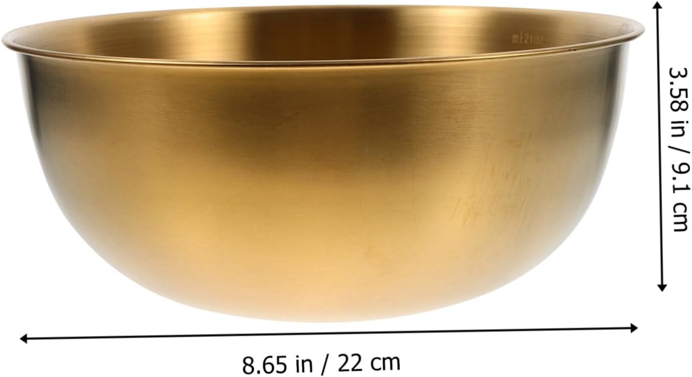 HOLIDYOYO 1 Set Colander with Mixing Bowl