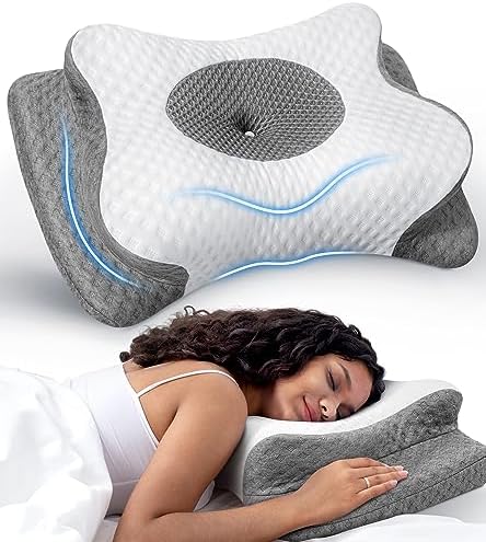 Cozyplayer Adjustable Neck Pillow for Pain Relief and Comfort