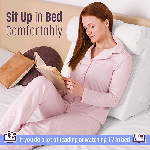 Flexicomfort Bed Wedge Pillow 7-in-1 Adjustable Post-Surgery Support