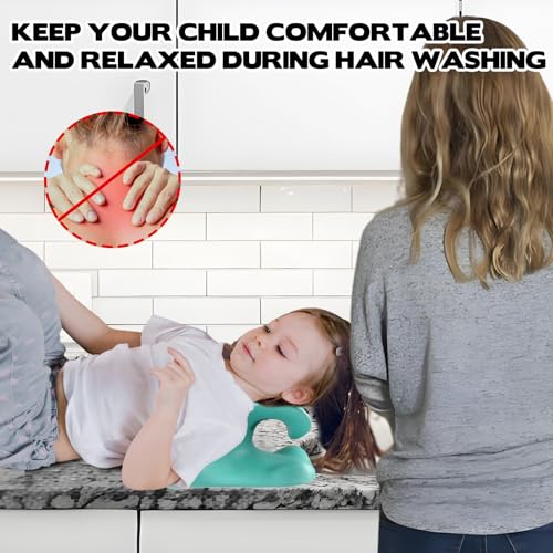 YEXEXINM Kids Hair Washing Neck Pillow with Massage