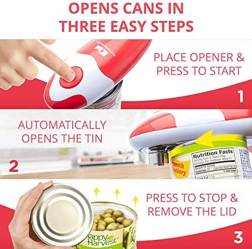 Kitchen Mama Auto Electric Can Opener - Red 1