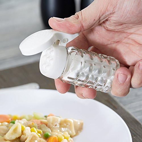 Tablecraft Moisture Proof Salt Pepper Shakers Set of 2