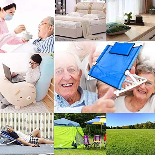 Adjustable 5 Angle Folding Backrest Chair for Elderly Comfort