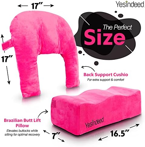 YESINDEED BBL Recovery Pillow Set with Carry Bag