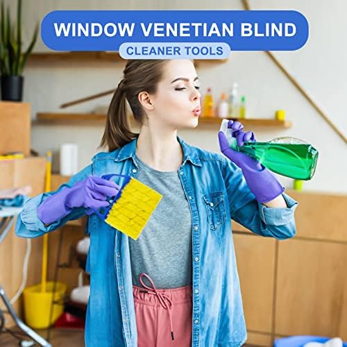 Lazynice Blue Mini Blinds Cleaner with 7 Blades