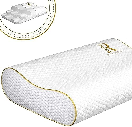Royal Therapy Memory Foam Pillow for Neck and Shoulder Pain Relief