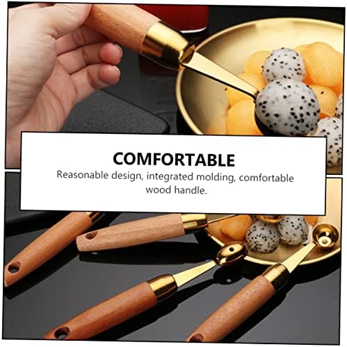 Garneck Melon Baller Set Watermelon Spoon Fork Cookie Cutters