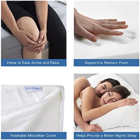 Bluestone Wedge Pillow for Sciatica Relief and Spine Alignment