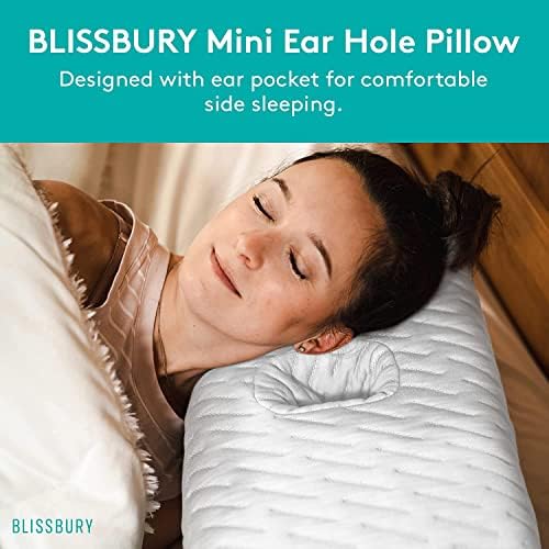 BLISSBURY Mini Ear Pillow with Cooling Foam