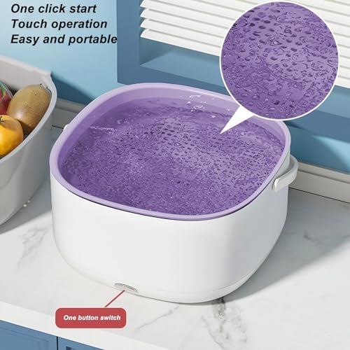 Electric Fruit and Vegetable Washing Basket with Drainage and Purification